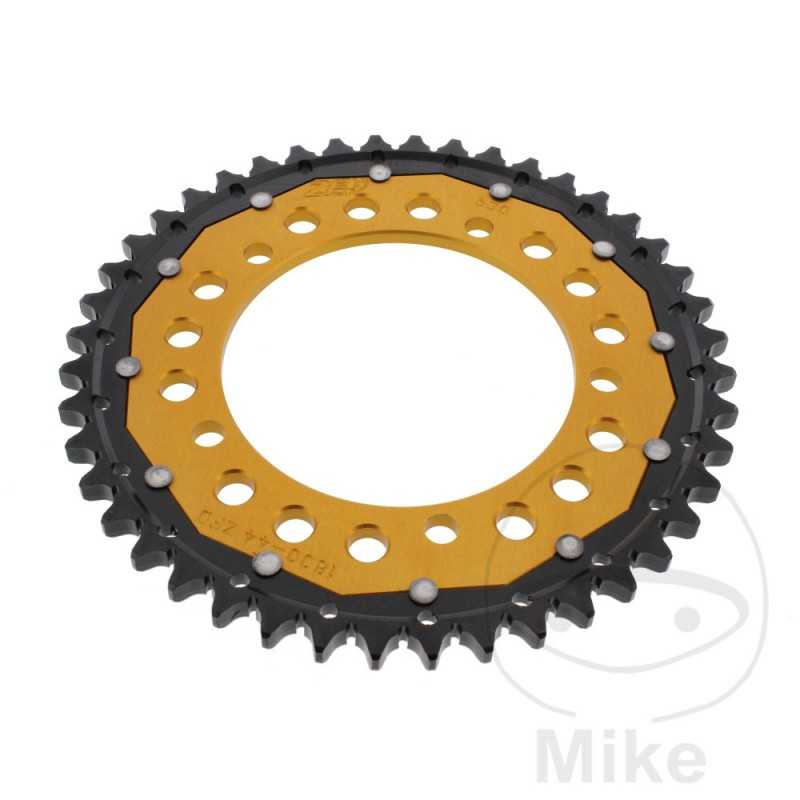 ZF SPROCKETS Transmission plate crown DUAL 44T P-530 Ø120 MM Ø140 758.08.79