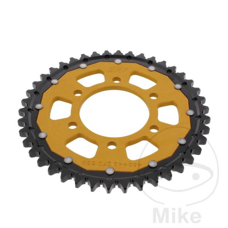 ZF SPROCKETS Corona plato transmision DUAL 42T P-530 Ø080 MM Ø104 758.09.12
