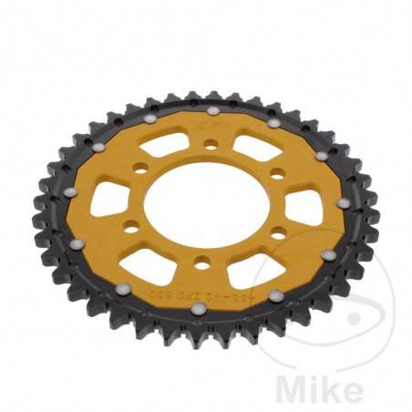 ZF SPROCKETS Transmission plate crown DUAL 42T P-530 Ø080 MM Ø104 758.09.12