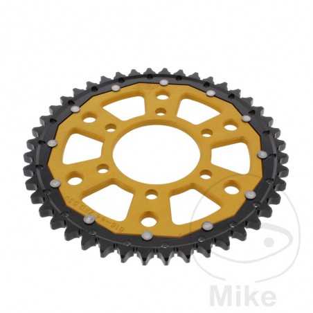 ZF SPROCKETS Corona plato transmision DUAL 44T P-530 Ø076 MM Ø100 758.09.33