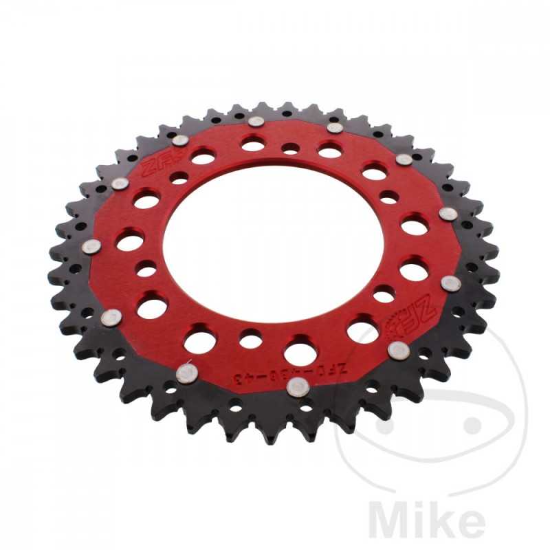 ZF SPROCKETS Corona plato transmision DUAL 43T P-520 Ø110 MM Ø130 758.09.51