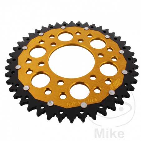 ZF SPROCKETS Corona plato transmision DUAL 44T P-520 Ø080 MM Ø104 758.09.56