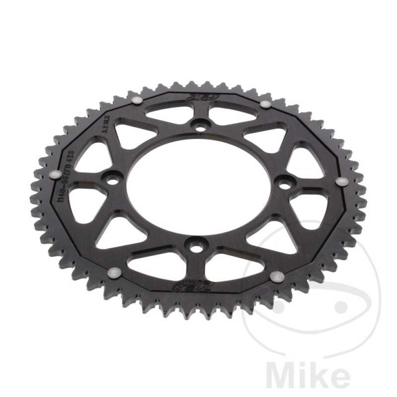 ZF SPROCKETS Transmission plate crown DUAL 56T P-428 Ø100 MM Ø120 758.15.55