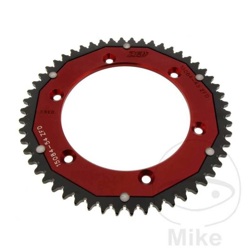 ZF SPROCKETS Transmission plate crown DUAL 54T P-428 Ø136 MM Ø156 758.15.66