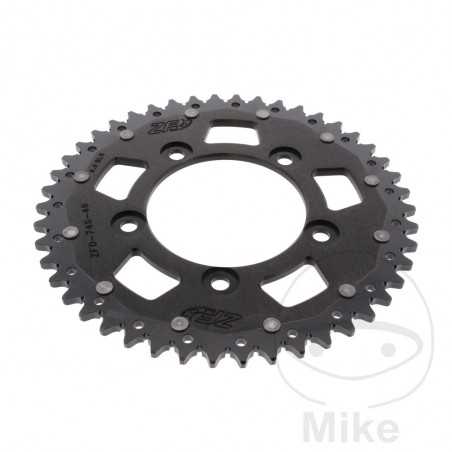 ZF SPROCKETS Transmission plate crown DUAL 46T P-520 Ø100 MM Ø124 758.16.02