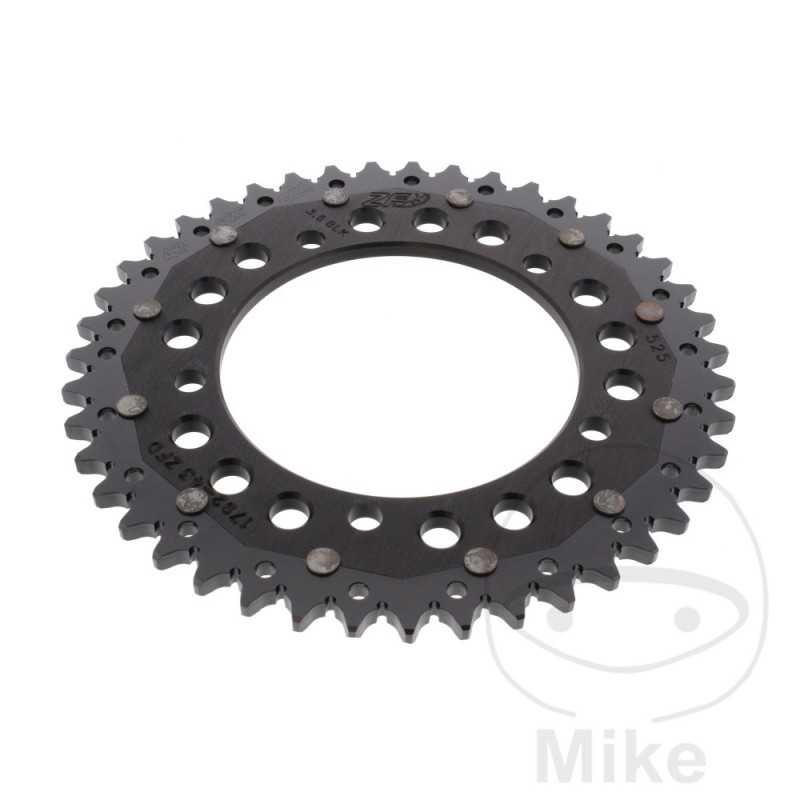 ZF SPROCKETS Transmission plate crown DUAL 43T P-525 Ø120 MM Ø140 758.16.60