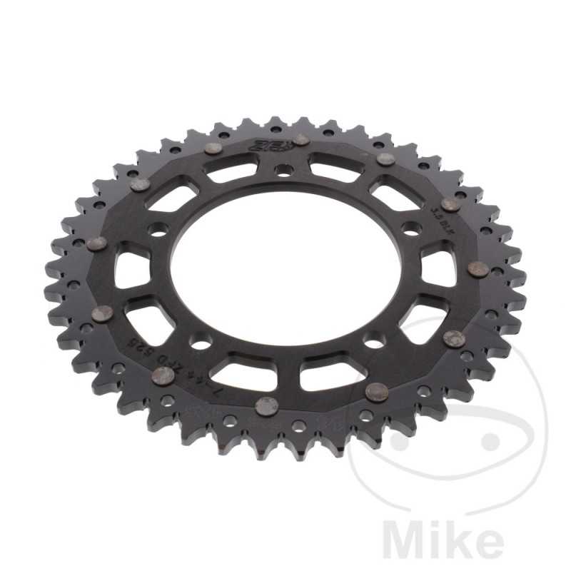 ZF SPROCKETS Transmission plate crown DUAL 44T P-525 Ø110 MM Ø130.8 758.16.74