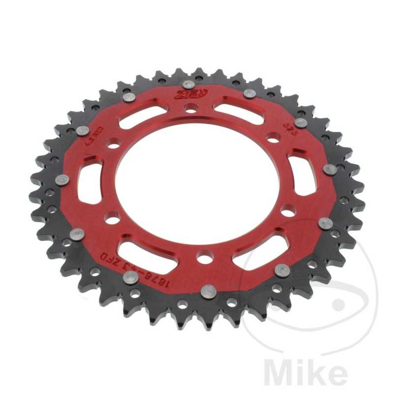 ZF SPROCKETS Transmission plate crown DUAL 43T P-525 Ø110 MM Ø130 758.17.08