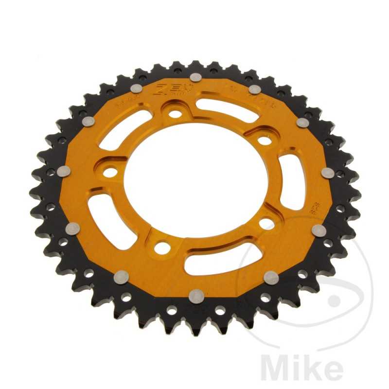 ZF SPROCKETS Transmission plate crown DUAL 44T P-525 Ø100 MM Ø120 758.17.19