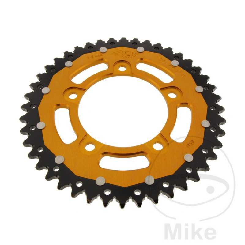 ZF SPROCKETS Transmission plate crown DUAL 44T P-525 Ø100 MM Ø120 758.17.23