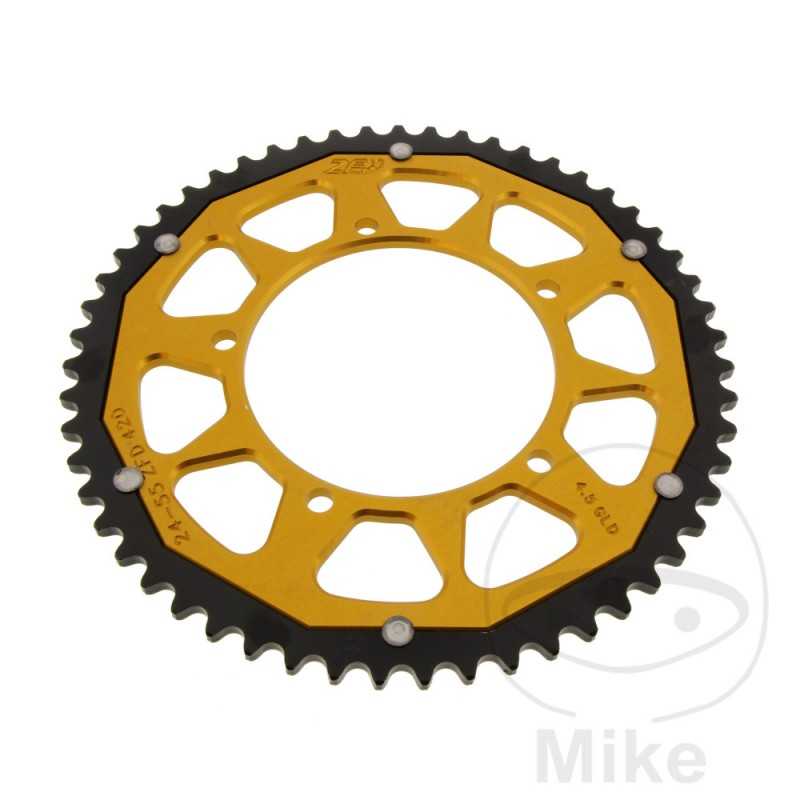 ZF SPROCKETS Corona plato transmision DUAL 55T P-420 Ø105 MM Ø120 758.17.33