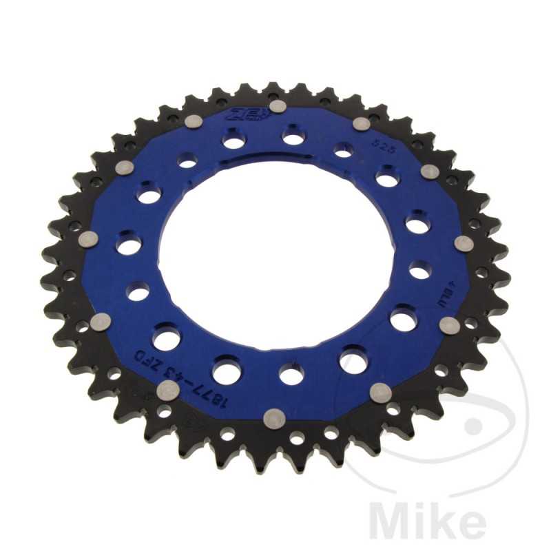 ZF SPROCKETS Transmission plate crown DUAL 43T P-525 Ø112 MM Ø138 758.17.38