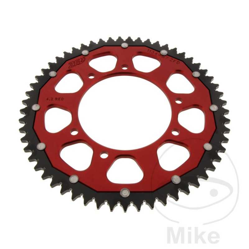 ZF SPROCKETS Transmission plate crown DUAL 57T P-428 Ø105 MM Ø125 758.17.49