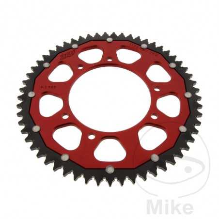 ZF SPROCKETS Corona plato transmision DUAL 57T P-428 Ø105 MM Ø125 758.17.49