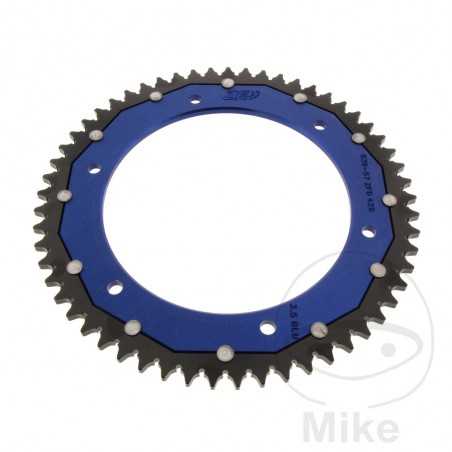 ZF SPROCKETS Corona plato transmision DUAL 57T P-428 Ø152 MM Ø175 758.17.51