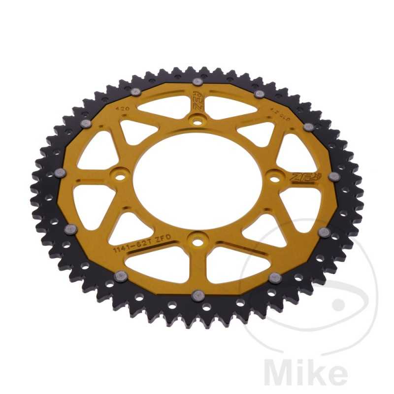 ZF SPROCKETS Transmission plate crown DUAL 62T P-420 Ø100 MM Ø120 758.17.83