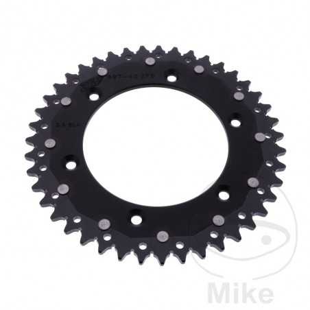 ZF SPROCKETS Corona plato transmision DUAL 43T P-520 Ø125 MM Ø150 758.18.05