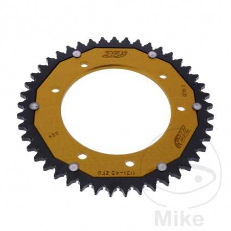 ZF SPROCKETS Corona plato transmision DUAL 45T P-420 Ø105 MM Ø125 758.18.33