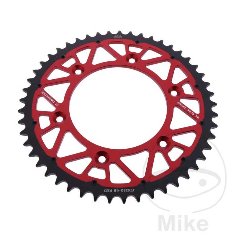 JT SPROCKETS Corona plato transmision DUAL 49T P-520 Ø125 MM Ø153 758.24.87