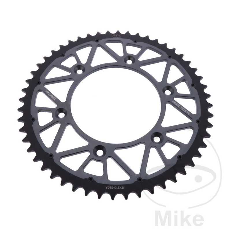 JT SPROCKETS Corona plato transmision DUAL 52T P-520 Ø125 MM Ø153 758.24.93
