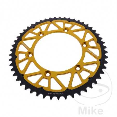JT SPROCKETS Corona plato transmision DUAL 51T P-520 Ø130 MM Ø150 758.25.02