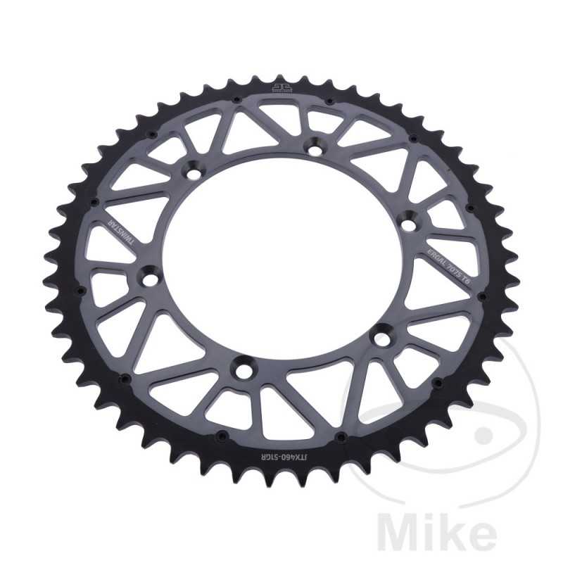 JT SPROCKETS Corona plato transmision DUAL 51T P-520 Ø134 MM Ø150 758.25.15