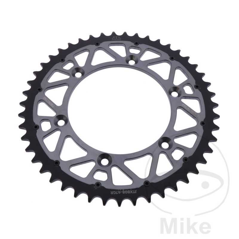 JT SPROCKETS Transmission plate crown DUAL 47T P-520 Ø126 MM Ø146 758.25.16