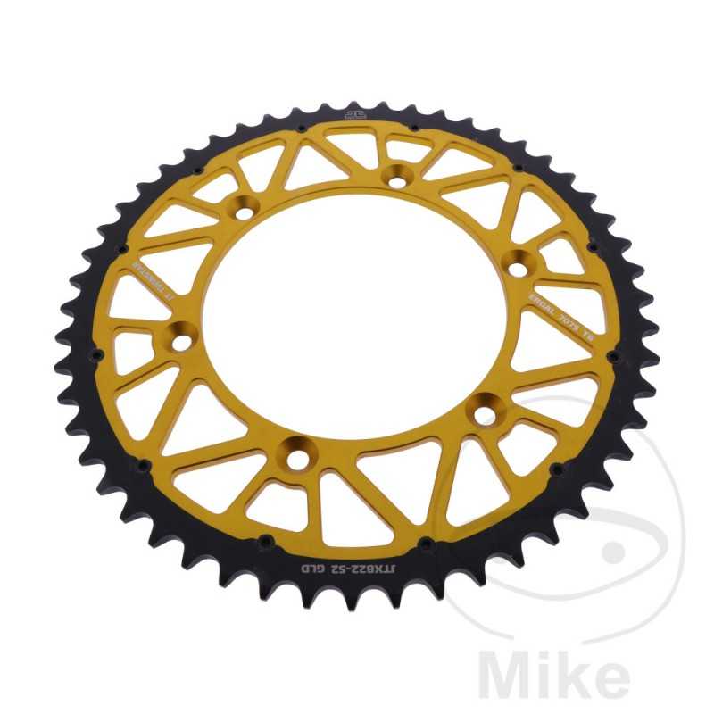 JT SPROCKETS Corona plato transmision DUAL 52T P-520 Ø136 MM Ø156 758.25.27