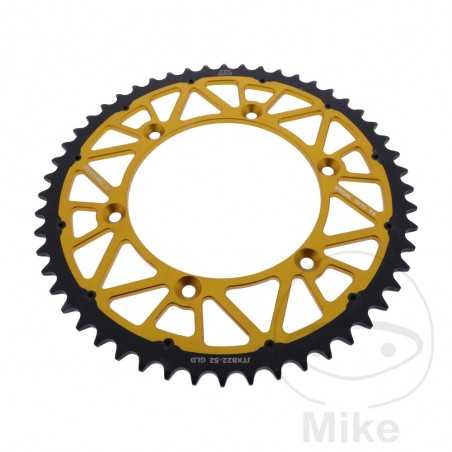 JT SPROCKETS Corona plato transmision DUAL 52T P-520 Ø136 MM Ø156 758.25.27
