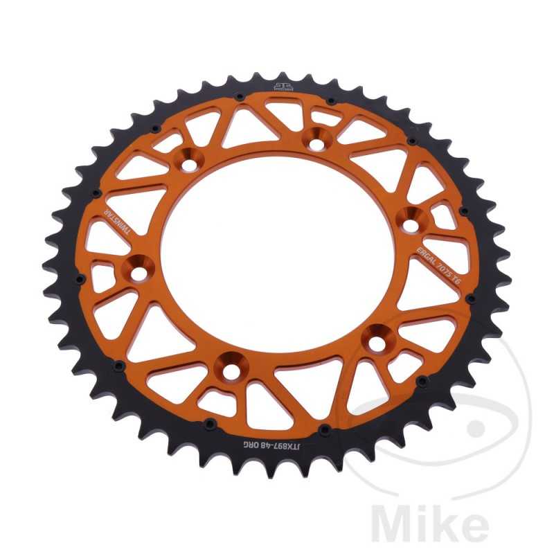 JT SPROCKETS Corona plato transmision DUAL 48T P-520 Ø125 MM Ø150 758.25.35