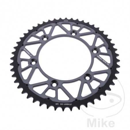 JT SPROCKETS Transmission plate crown DUAL 50T P-520 Ø125 MM Ø150 758.25.38