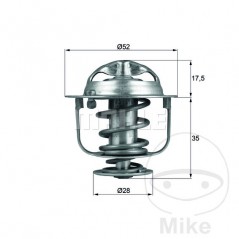 Termostato con junta SIMPLE FIT 82C MQ 3271764 863.42.75