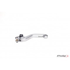 Short clutch handle, silver body