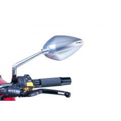 Approved right rearview mirror hi-tech 3 machined aluminum cnc