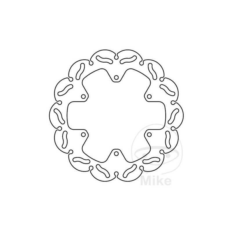 TRW Rigid brake disc for motorcycle RACING 788.04.95