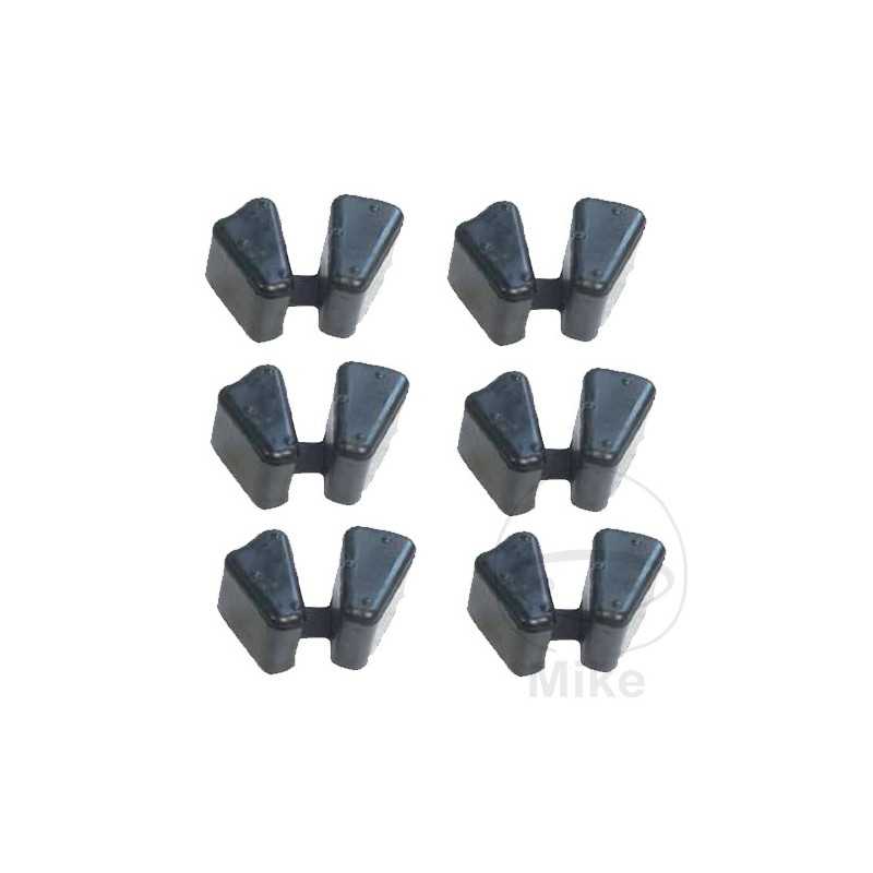 Rear wheel plate crown bending rubber set 6U 727.53.57