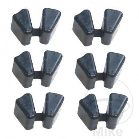 Rear wheel plate crown bending rubber set 6U 727.53.57