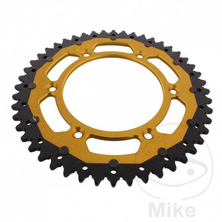 ZF SPROCKETS Corona plato transmisión DUAL 48T P-520 Ø125 MM Ø153 758.04.47