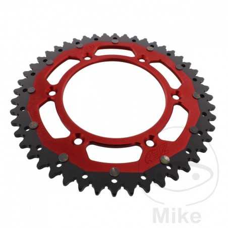 ZF SPROCKETS Corona plato transmisión DUAL 48T P-520 Ø125 MM Ø153 758.04.48