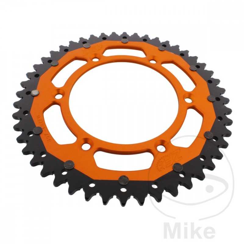 ZF SPROCKETS Transmission plate crown DUAL 48T P-520 Ø125 MM Ø150 758.04.98