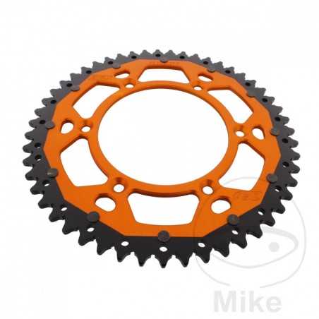 ZF SPROCKETS Corona plato transmisión DUAL 51T P-520 Ø125 MM Ø150 758.05.01