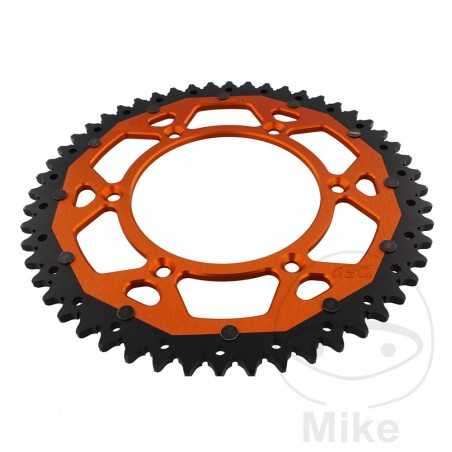 ZF SPROCKETS Corona plato transmisión DUAL 52T P-520 Ø125 MM Ø150 758.05.02