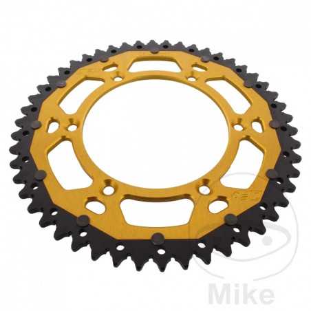 ZF SPROCKETS Corona plato transmisión DUAL 50T P-520 Ø130 MM Ø150 758.05.14