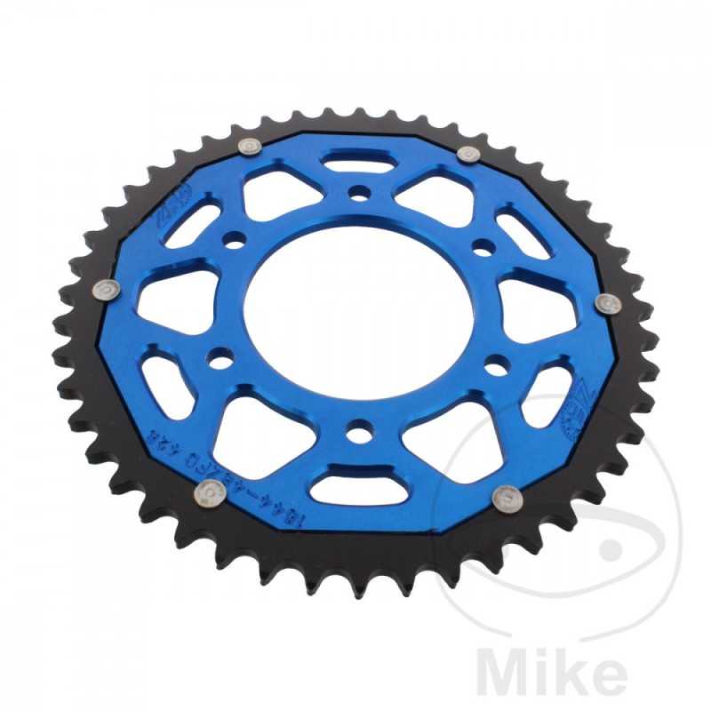 ZF SPROCKETS Corona plato transmisión DUAL 48T P-428 Ø076 MM Ø100 758.05.19