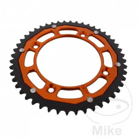 ZF SPROCKETS Corona plato transmisión DUAL 48T P-428 Ø110 MM Ø132 758.05.25