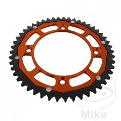 ZF SPROCKETS Corona plato transmisión DUAL 49T P-428 Ø110 MM Ø132 758.05.27