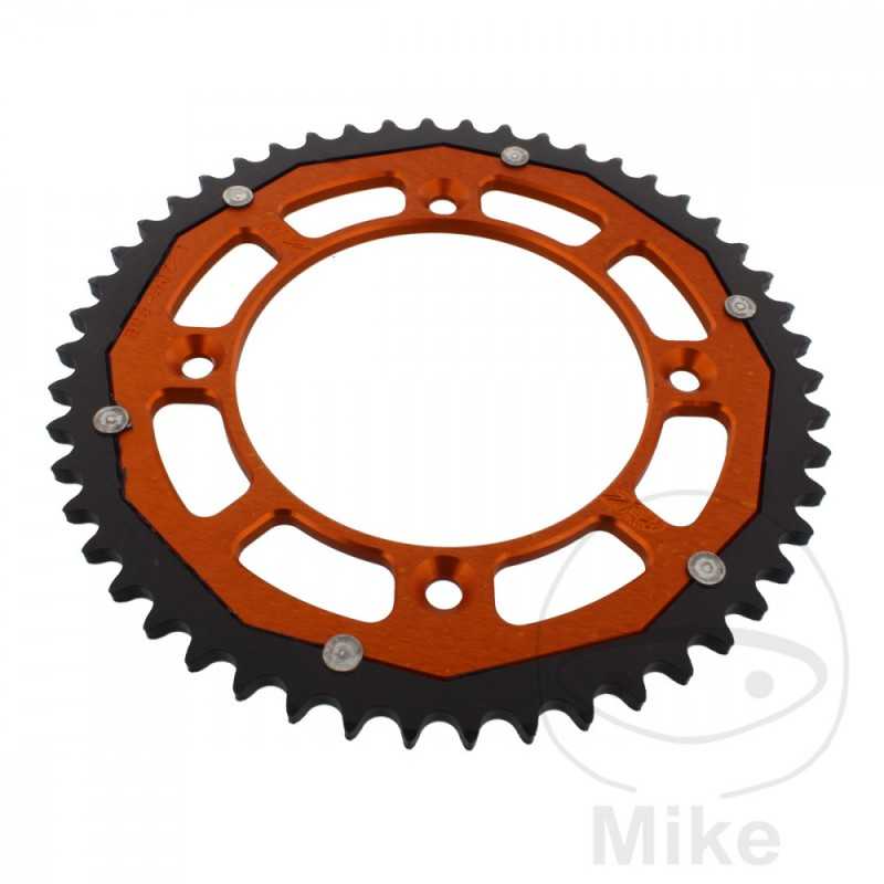 ZF SPROCKETS Corona plato transmisión DUAL 50T P-428 Ø110 MM Ø132 758.05.29