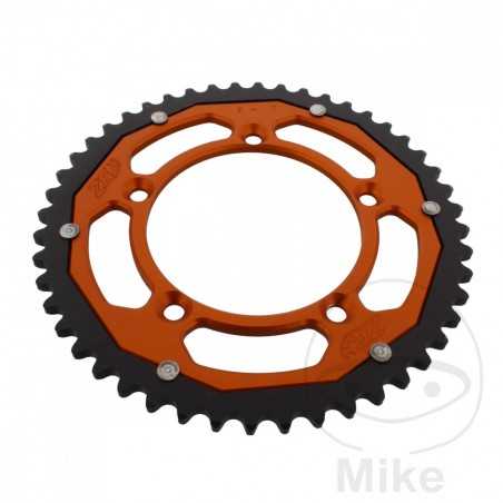 ZF SPROCKETS Corona plato transmisión DUAL 48T P-420 Ø098 MM Ø115 758.06.26