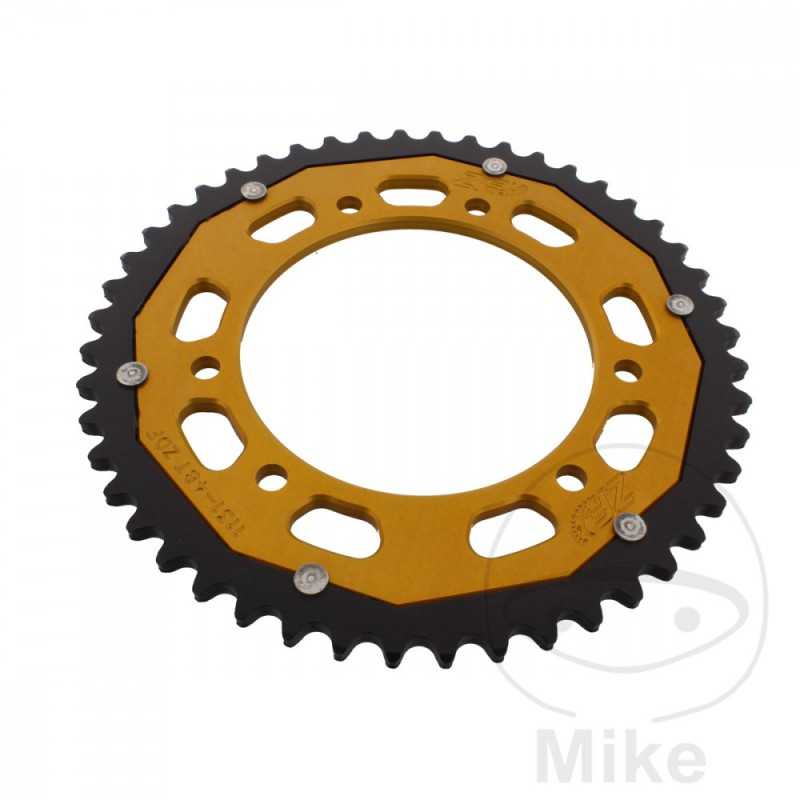 ZF SPROCKETS Transmission plate crown DUAL 48T P-420 Ø105 MM Ø125 758.06.37
