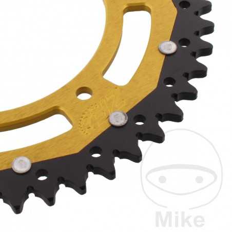 ZF SPROCKETS Corona plato transmisión DUAL 49T P-520 Ø136 MM Ø160 758.06.86